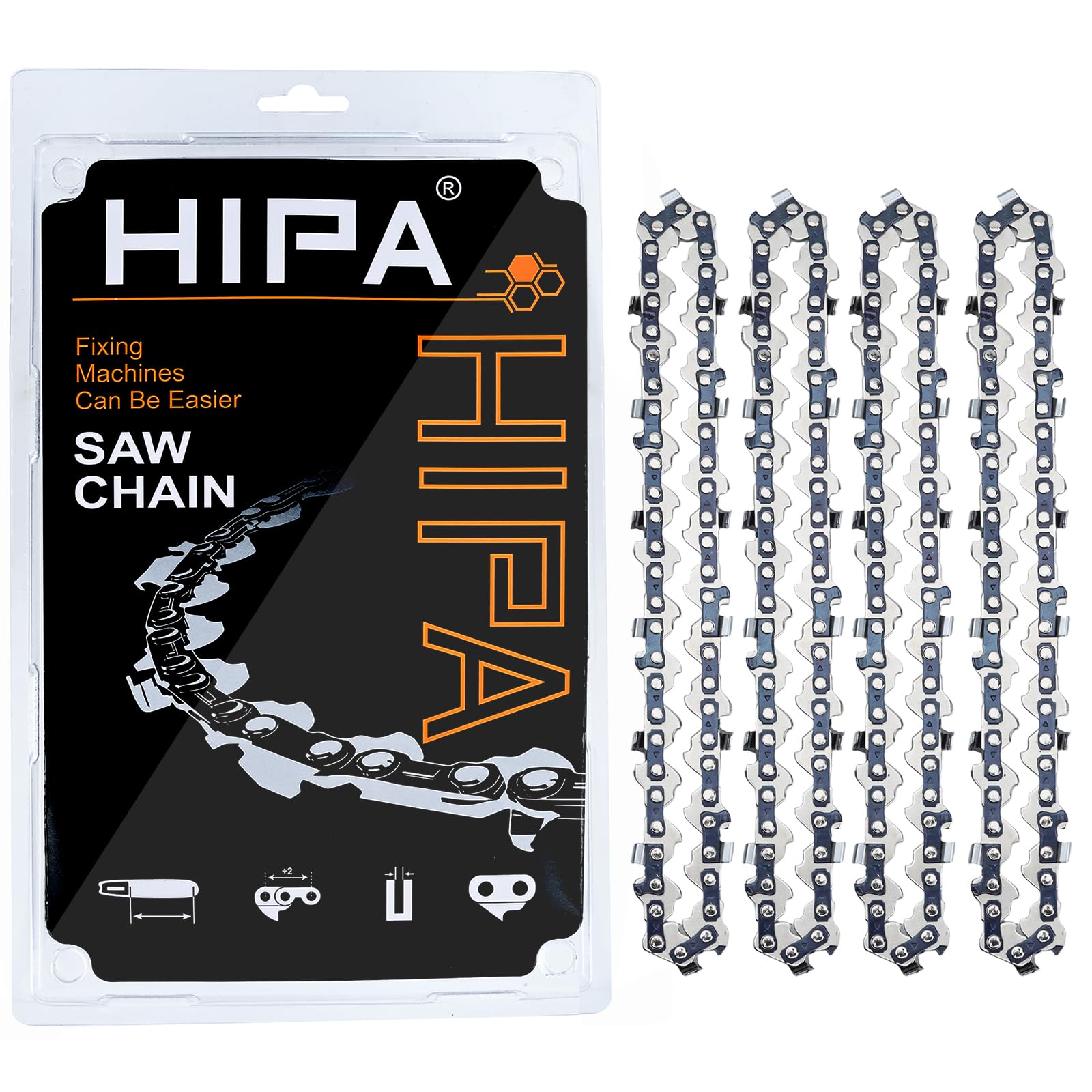 Amazon.com : Hipa GTA26 4 Inch Mini Saw Chain 1/4