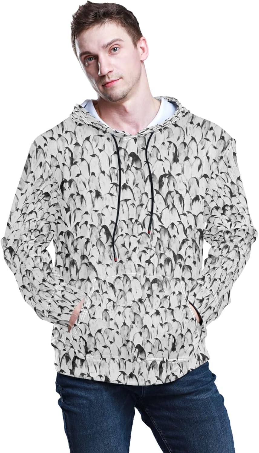 Owl Wolf Eagle Deer Hoodie Pullover Long Sleeves Thin Workout Sweatshirts