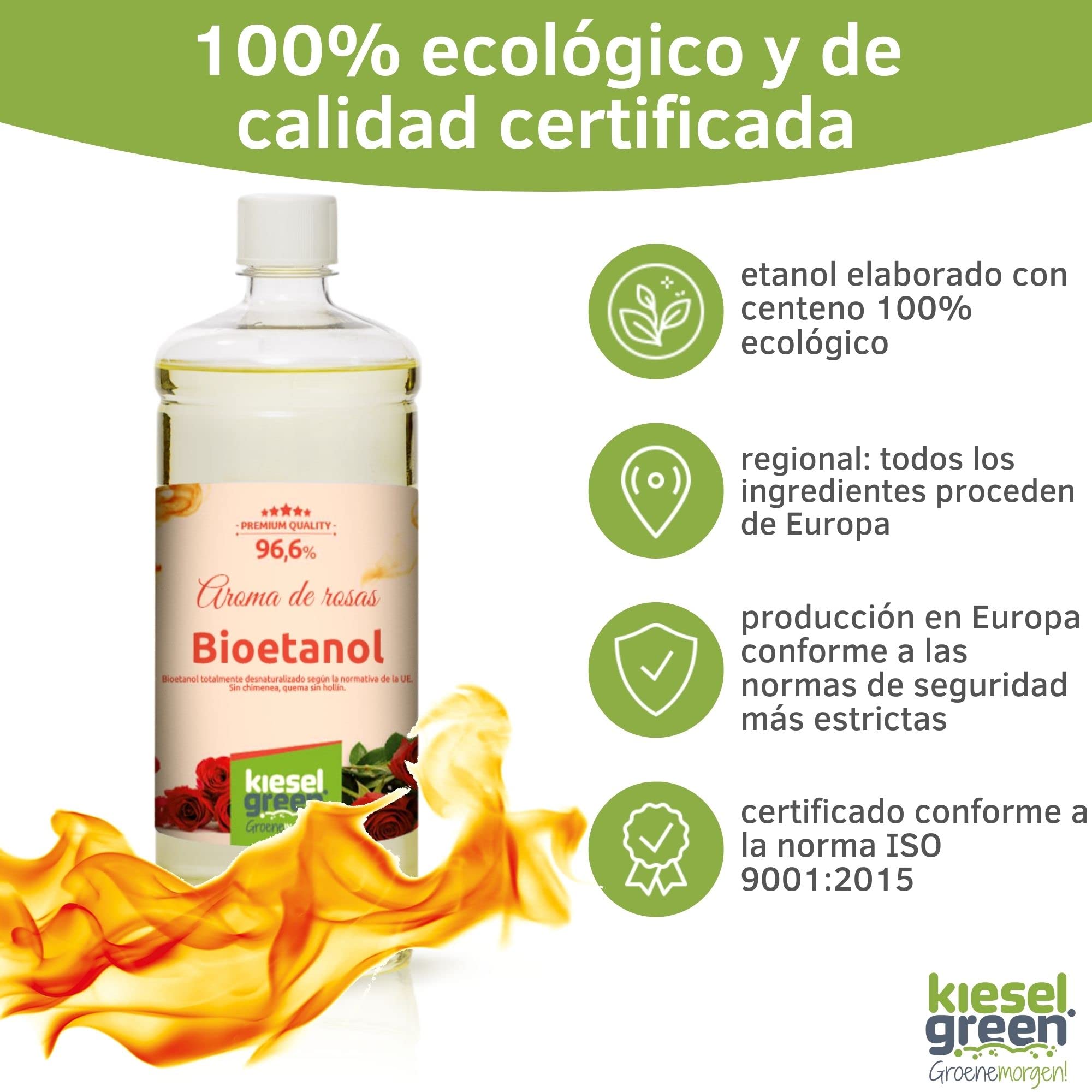Bioetanol 12 x 1 litro con Fragancia para Chimenea de Etanol, Muchas Variedades – Bioalcohol como Fragancia de Ambiente – Estufas de Bioetanol, Biochimenea Etanol, Ethanol (R)