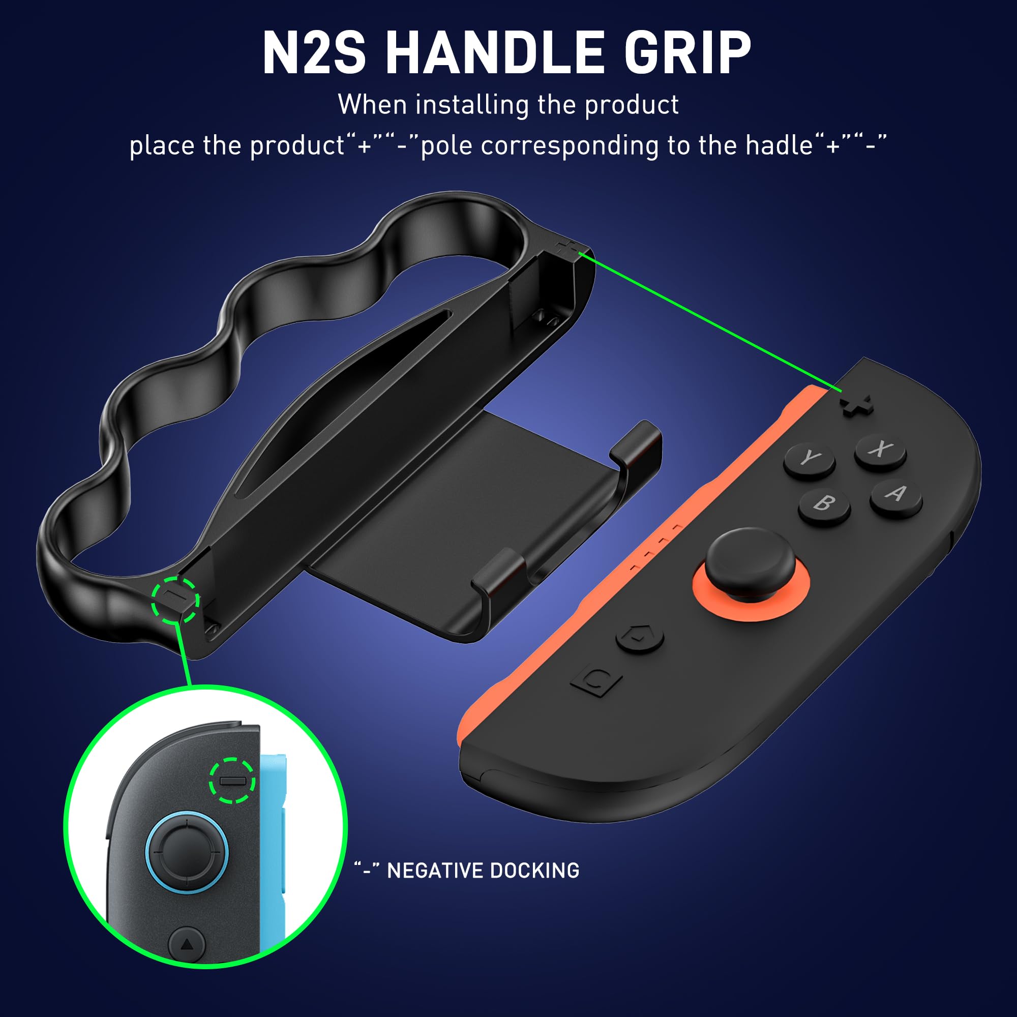 Manopole da boxe per Switch 2 SZ (nero-nero)