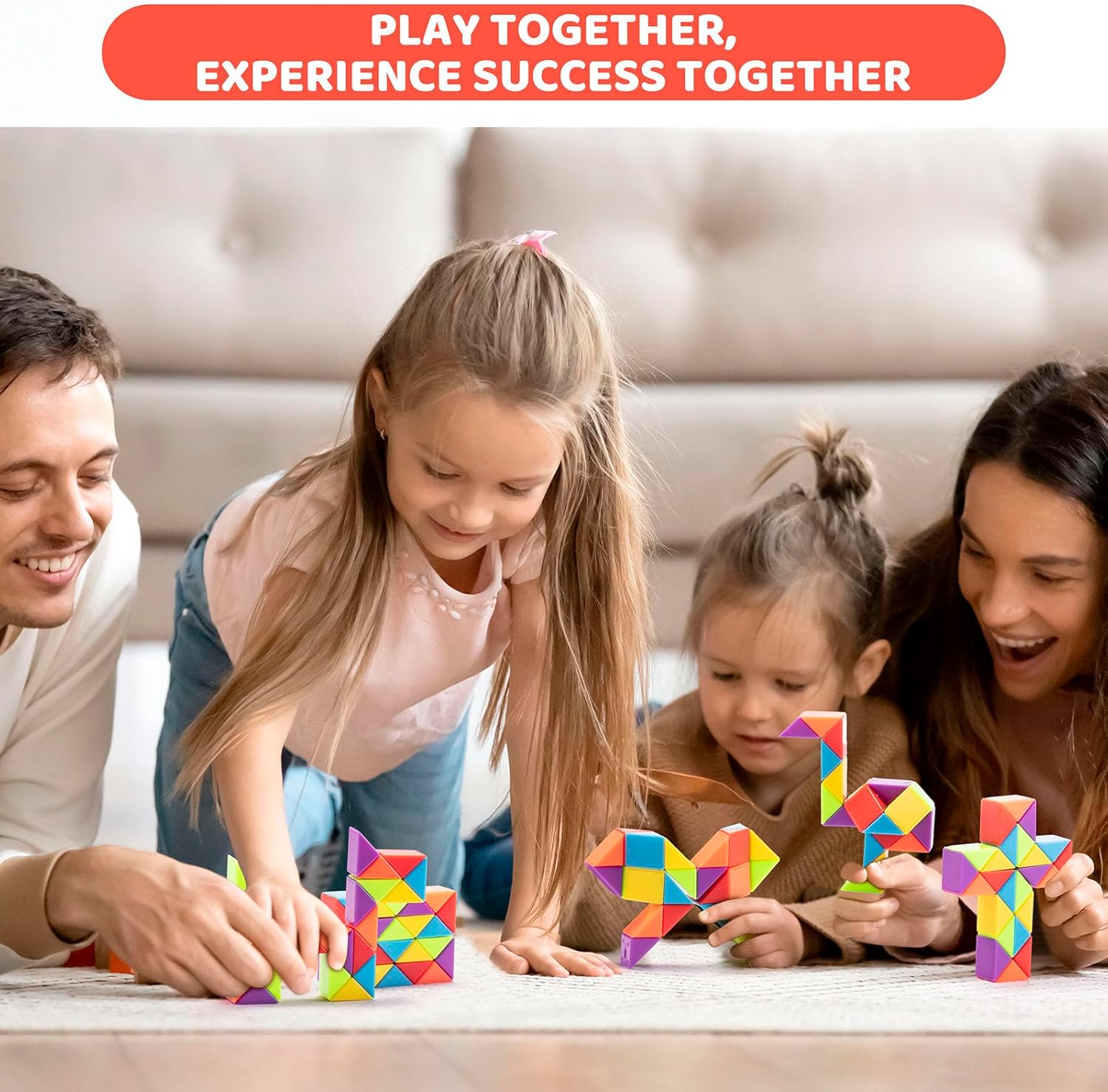 36pcs Boy Party Favors - Fidgets Snake Cube Puzzles Toy for Goodie Bags, Bulk Toys, Classroom Prizes Birthday Valentines Back to School Students Gift Stuffers Rainbow Party Toys for Boy - Image 6