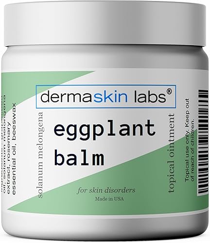 Extracto de berenjena Salve Bálsamo de berenjena para alivio de la piel descolorida Crema de apoyo diario para trastornos celulares Hecho en los