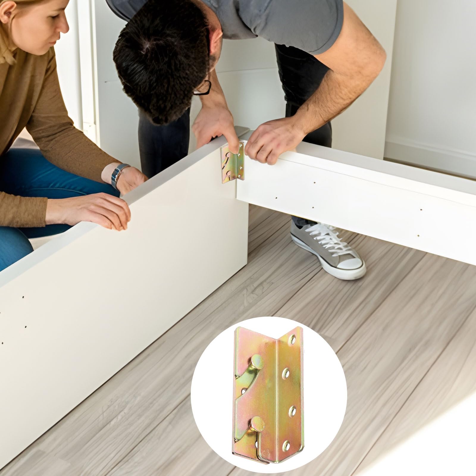 136 Stück Bilderaufhänger Set – Silberne Haken Mit Nägeln Für Bis Zu 45 Kg, Für Trockenbau & Holz