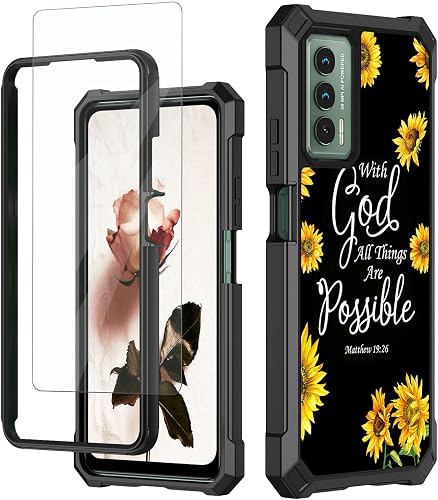 for Cricket Outlast Case,At&t Jetmore Phone Case with Glass 