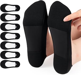 Heatuff 7 Pairs No Show Socks Womens Cushioned Non Slip Low Cut Invisible Liner Footies Socks for Flats Loafers