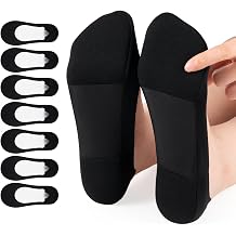 Heatuff 7 Pairs No Show Socks Womens Cushioned Non Slip Low Cut Invisible Liner Footies Socks for Flats Loafers