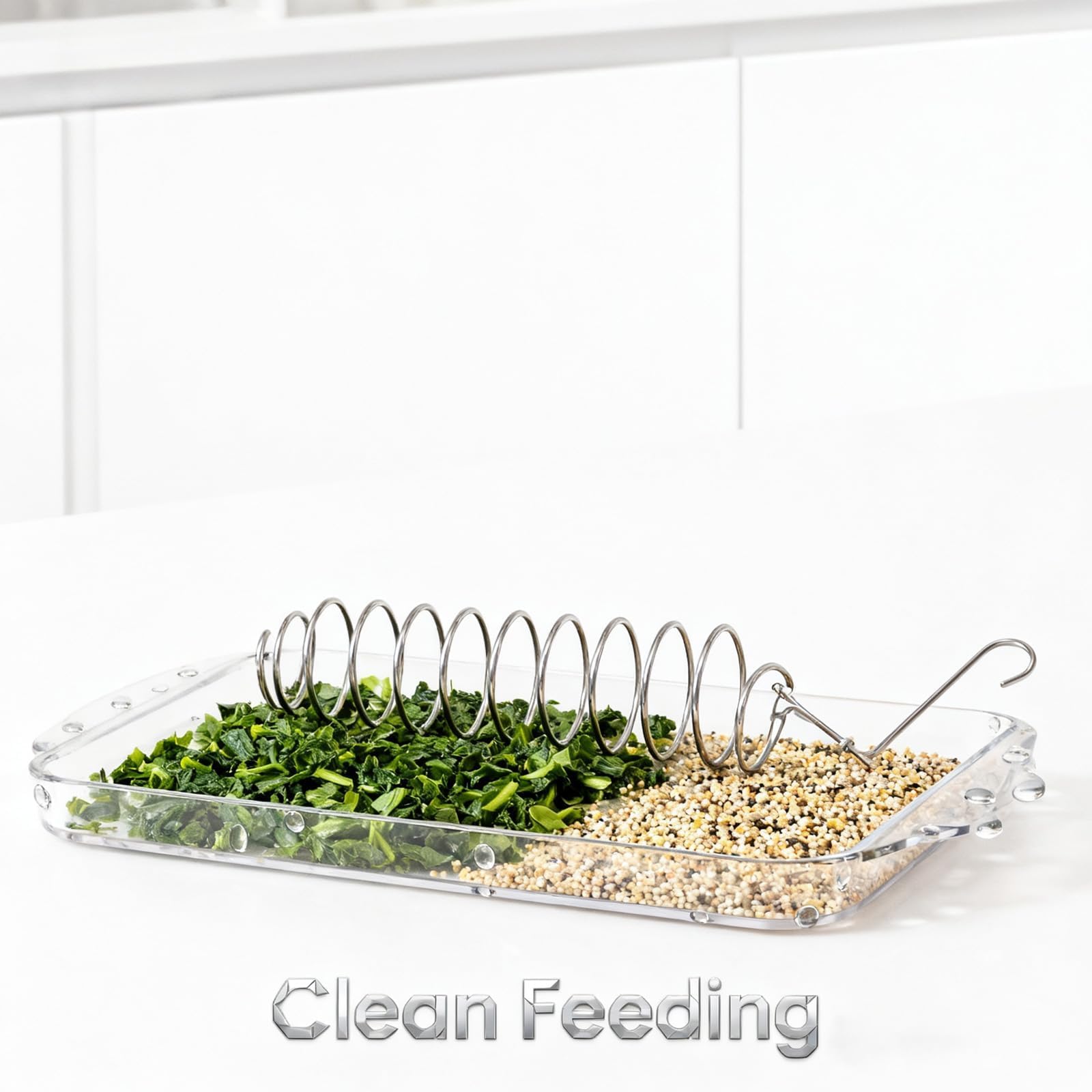 1 Pack Millet Spray Holder for Parrots, Parakeet Snack Stick Feeder, Natural Millet & Crunch Bar Station for Birds, Includes Cuttlebone and Calcium Block for Active Beak Chewing and Play Exercise - image 7