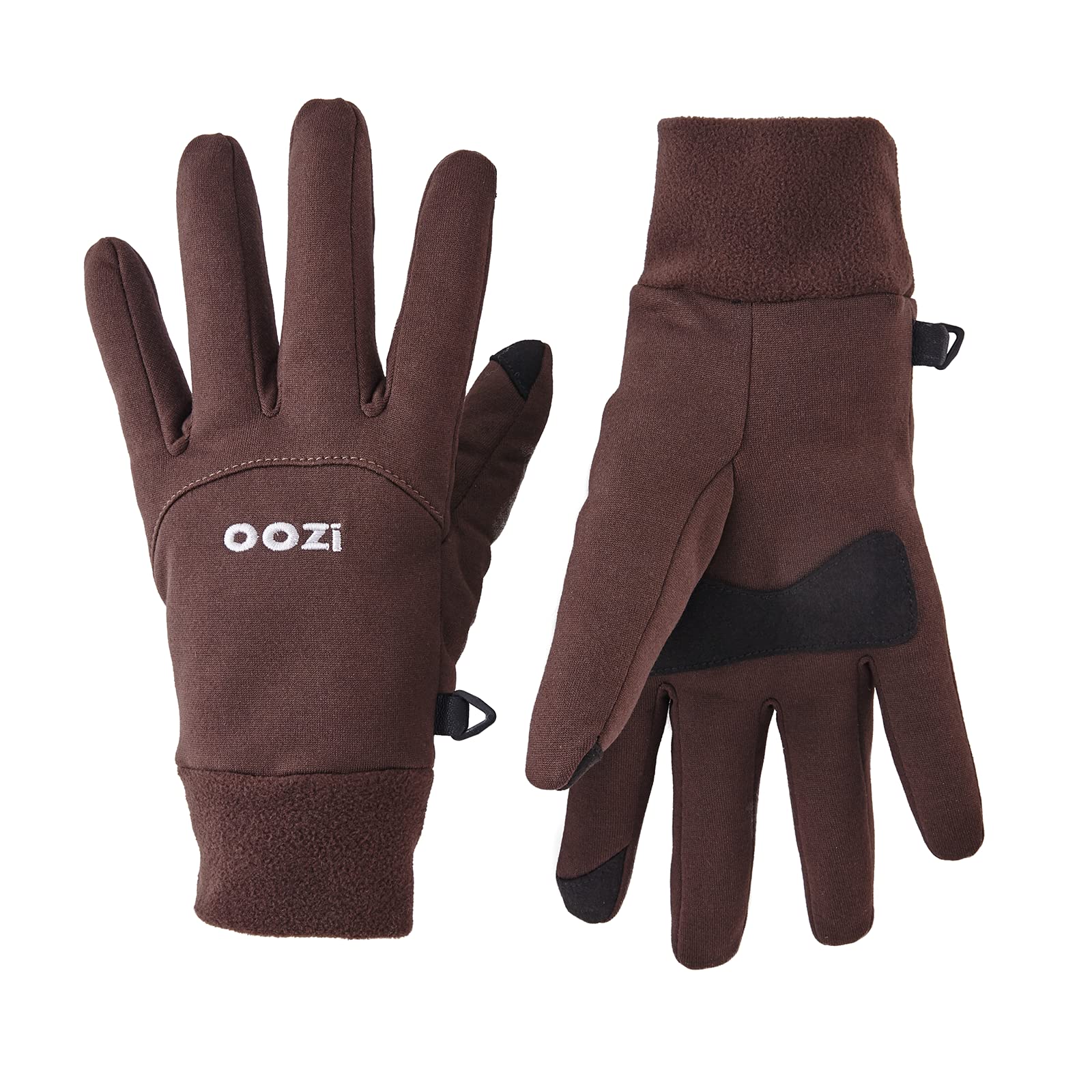 OOZi Guantes de invierno para hombre y mujer, guantes térmicos para pantalla táctil, resistentes al viento, forro de peso medio para correr, ciclismo, conducción, senderismo