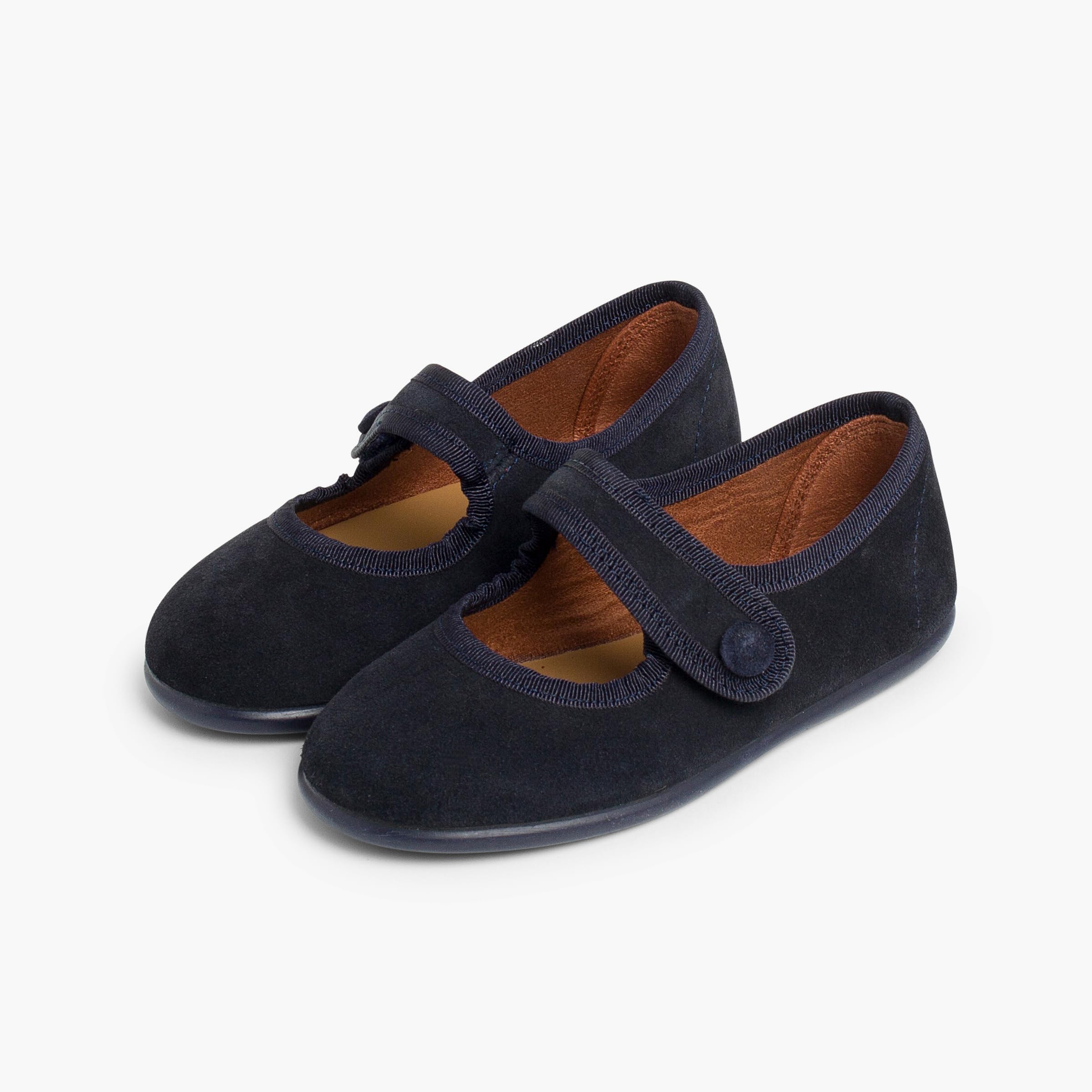 Pisamonas Scarpe Bambina Scamosciate Chiusura A Strappo
