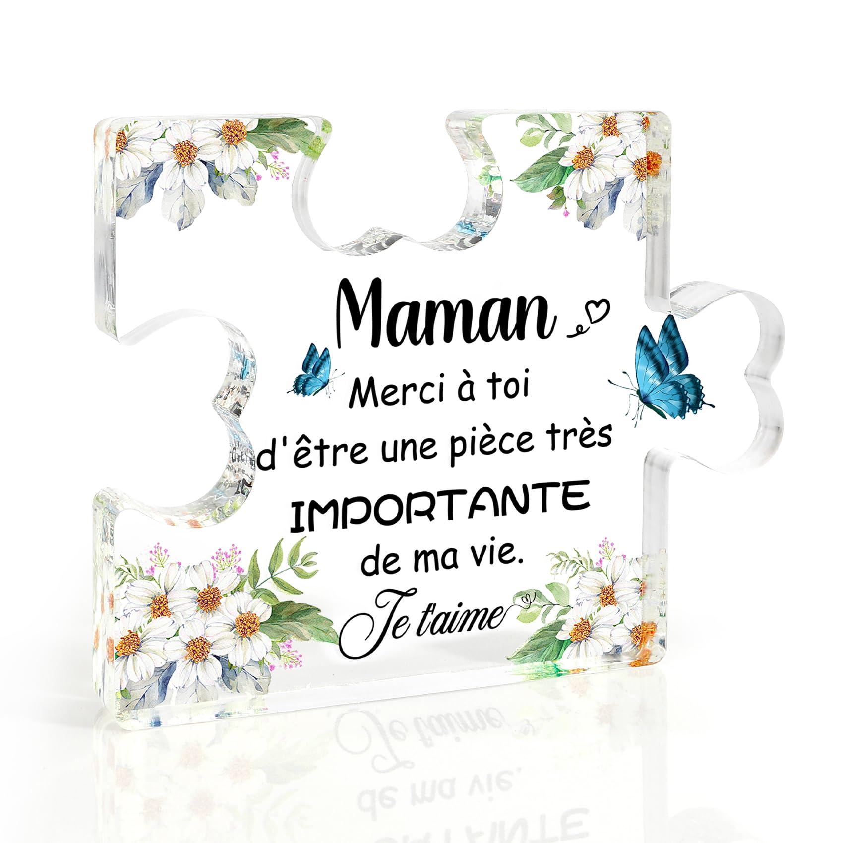 Porte-Clés Maman Original - Cadeau Fête Des Mères - Message Personnalisé - Acier Inoxydable