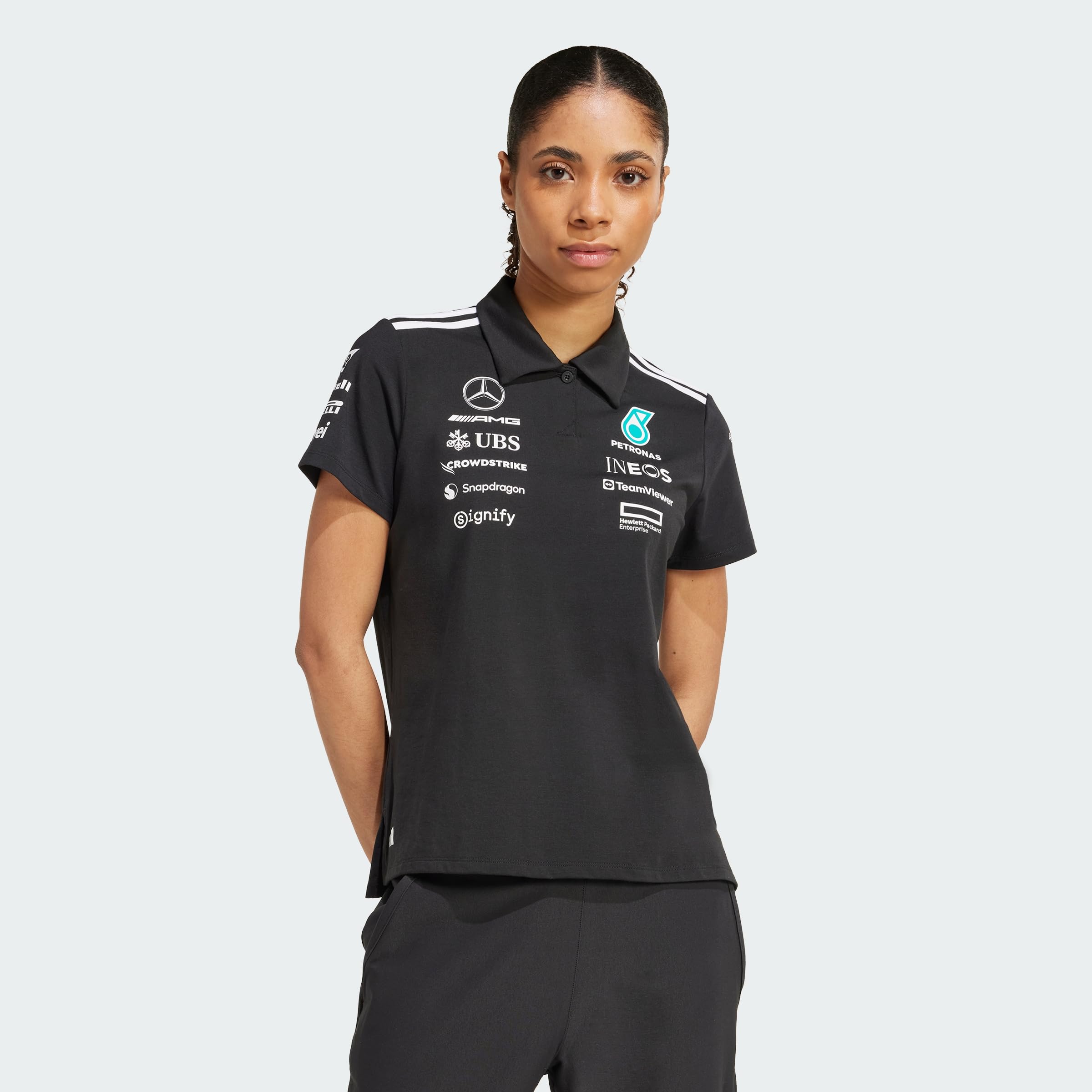 adidas Mujer Mercedes - AMG Petronas Formula One Team Team Polo Black Women