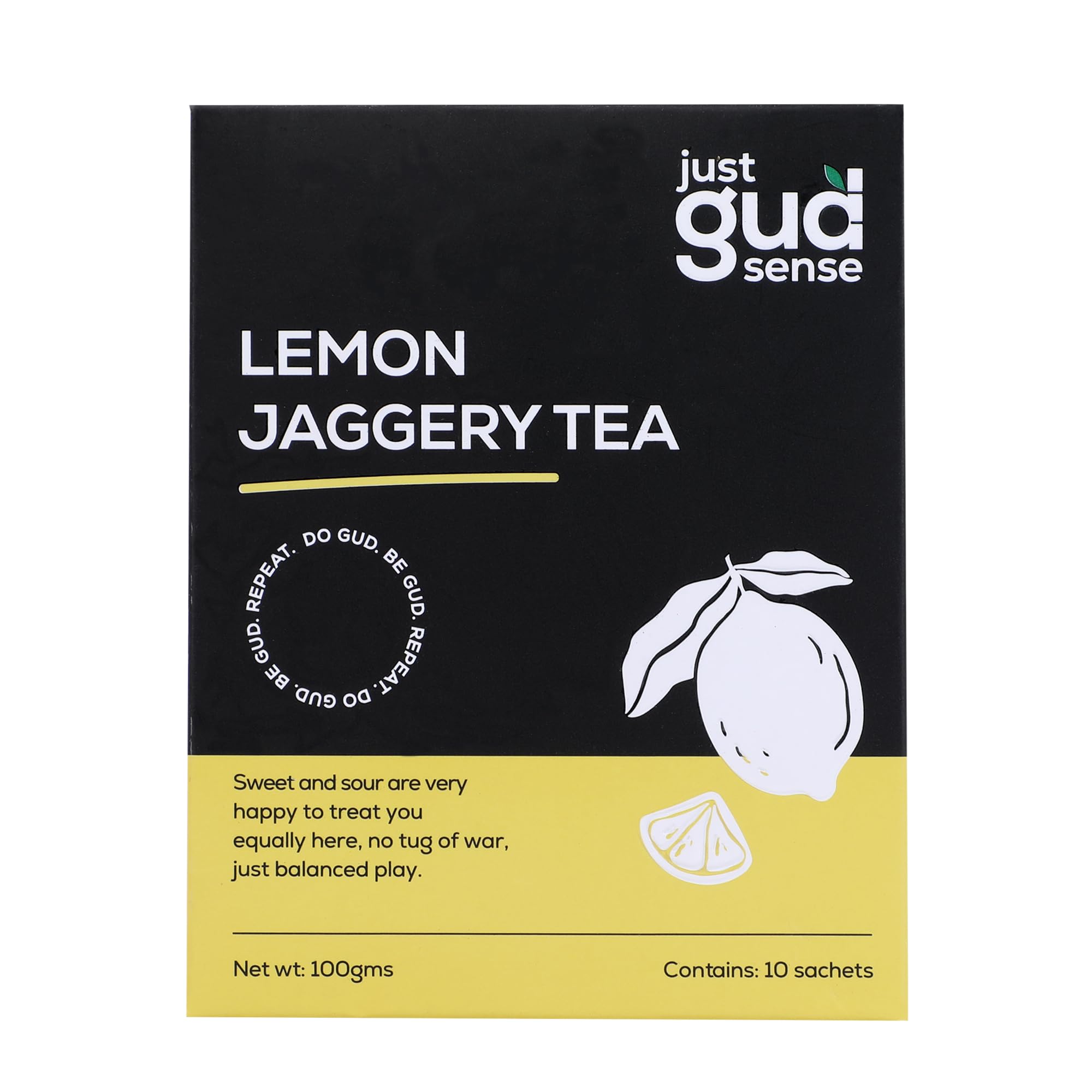 JUST GUD SENSE JAGGERY LEMON TEA PREMIX BOX For Chai Lovers Fresh & Strong Tea Rich Flavour Royal Tea Drinking Experience 100G (B0CRBCPJLV) Amazon Price History, Amazon Price Tracker