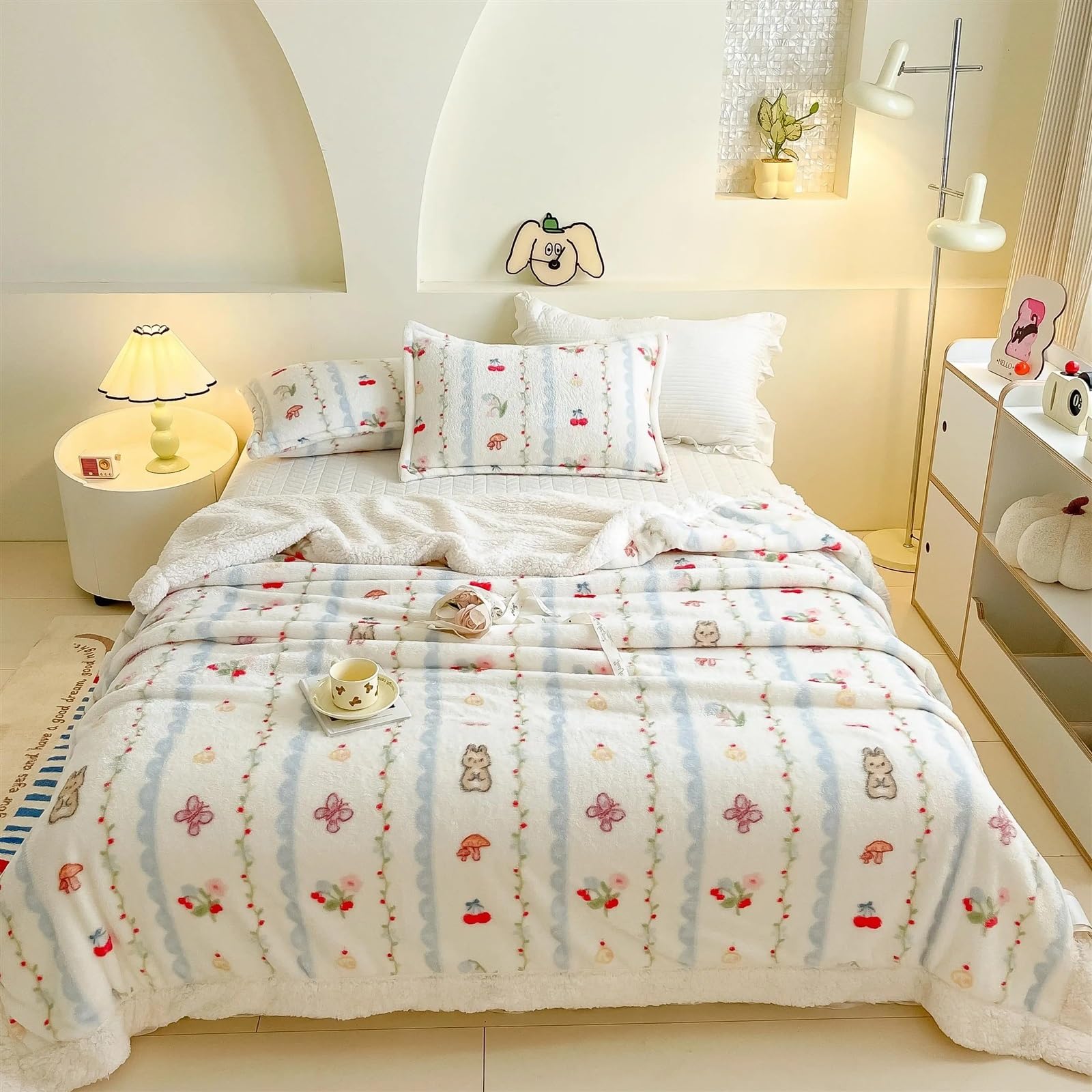 Manta floral de invierno para cama doble, 180 x 200 cm, decoración del hogar, funda de sofá, ropa de cama para sillas, colchas y colchas suaves y acogedoras