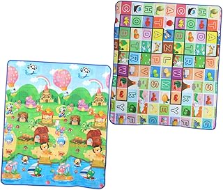 Totority 1Pc Tapete De Rastejamento-/Tapete De Chão De Desenho Animado Tapete De Brincar Para Bebês Tapetes De Almofada De Chão Para Crianças Tapetes De Chão Tapete De Brincar De Bebê