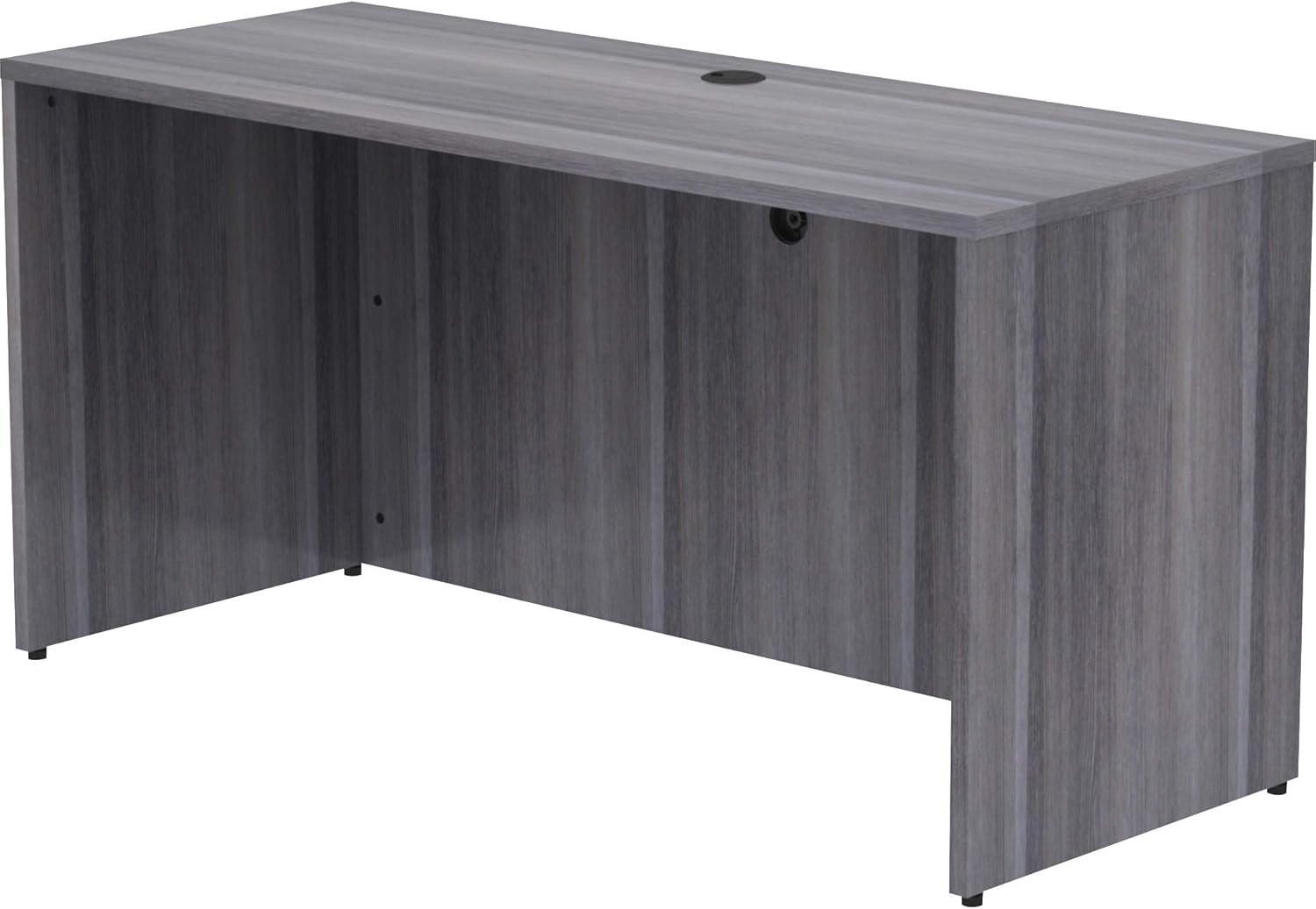 Lorell, LLR69553, Weathered Charcoal Laminate Desking, 1 Each