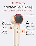 Hair Dryer, Professional High-Speed Ionic Blow Dryer, 110000 RPM Brushless Motor 5X Faster Drying, Temp Control, Low Noise, Lightweight Hairdryer, Hair Dryers with Magnetic Concentrator for Women&Men