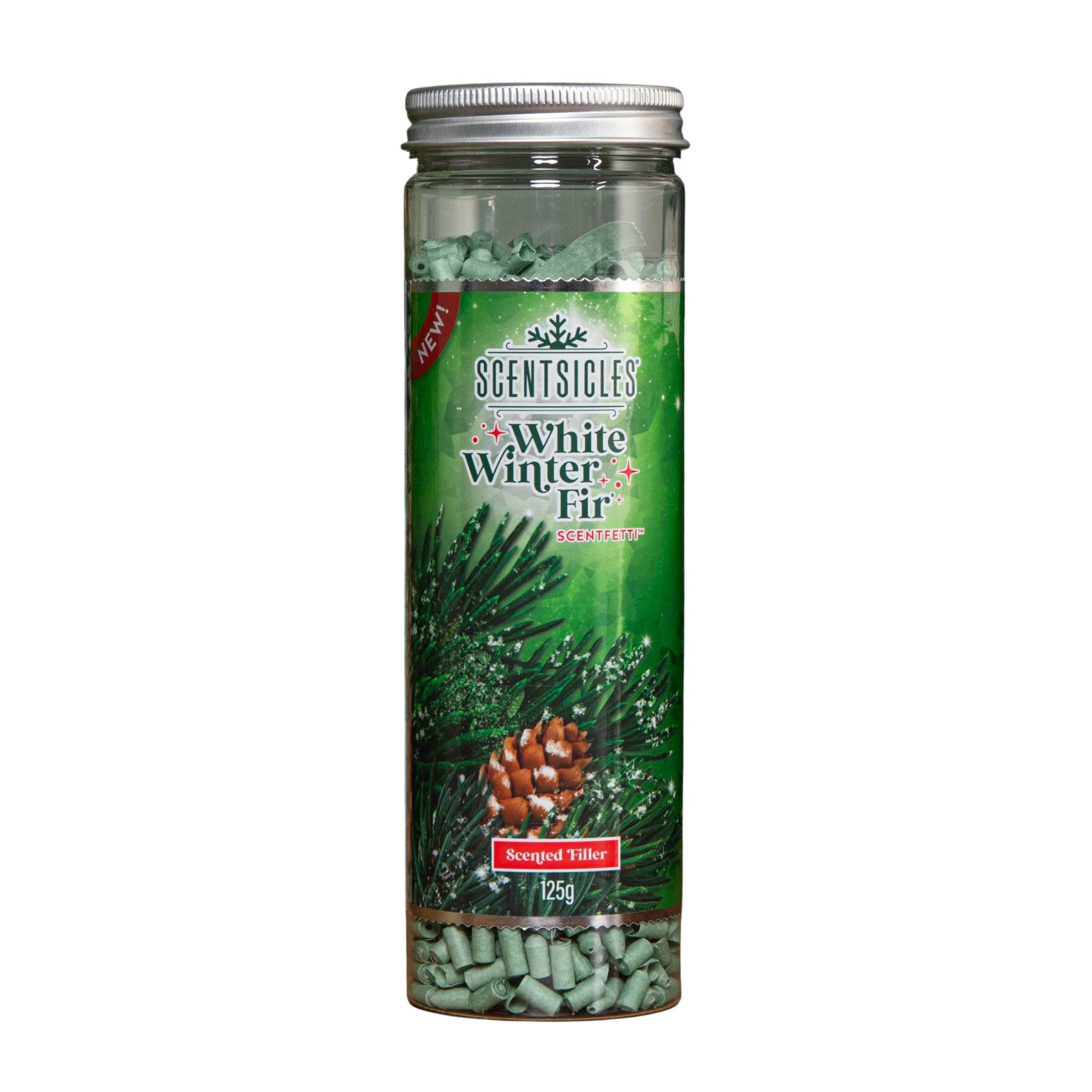 Samuel Alexander White 125G Winter Fir Scentsicles Scentfetti Christmas Decoration