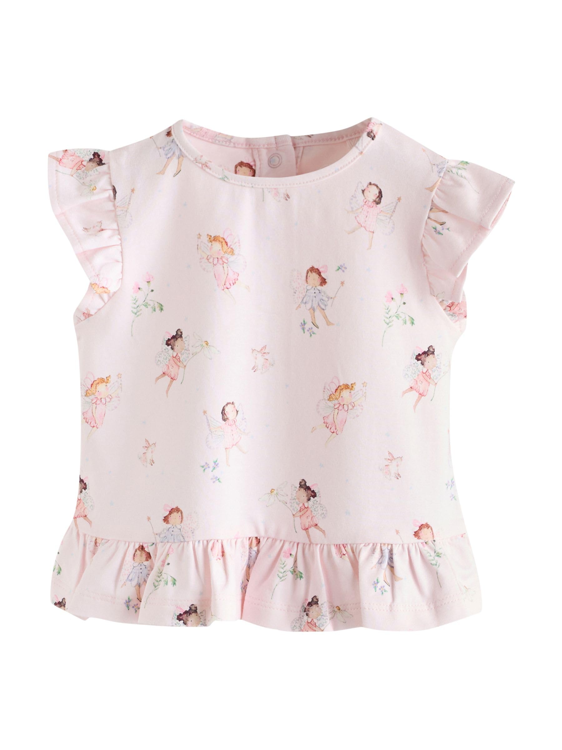 NEXT Baby Mädchen Baby Kurzarm-Oberteil und Leggings im 6-teiligen Set