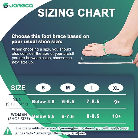 Drop Foot Brace with Arch Support, Medical Grade Adjustable AFO & Foot Orthosis Brace for Walking, Relieve the Instability of Lower Limbs by MS, TBI, Stroke, Cerebral Palsy, Fracture (Left, Small)
