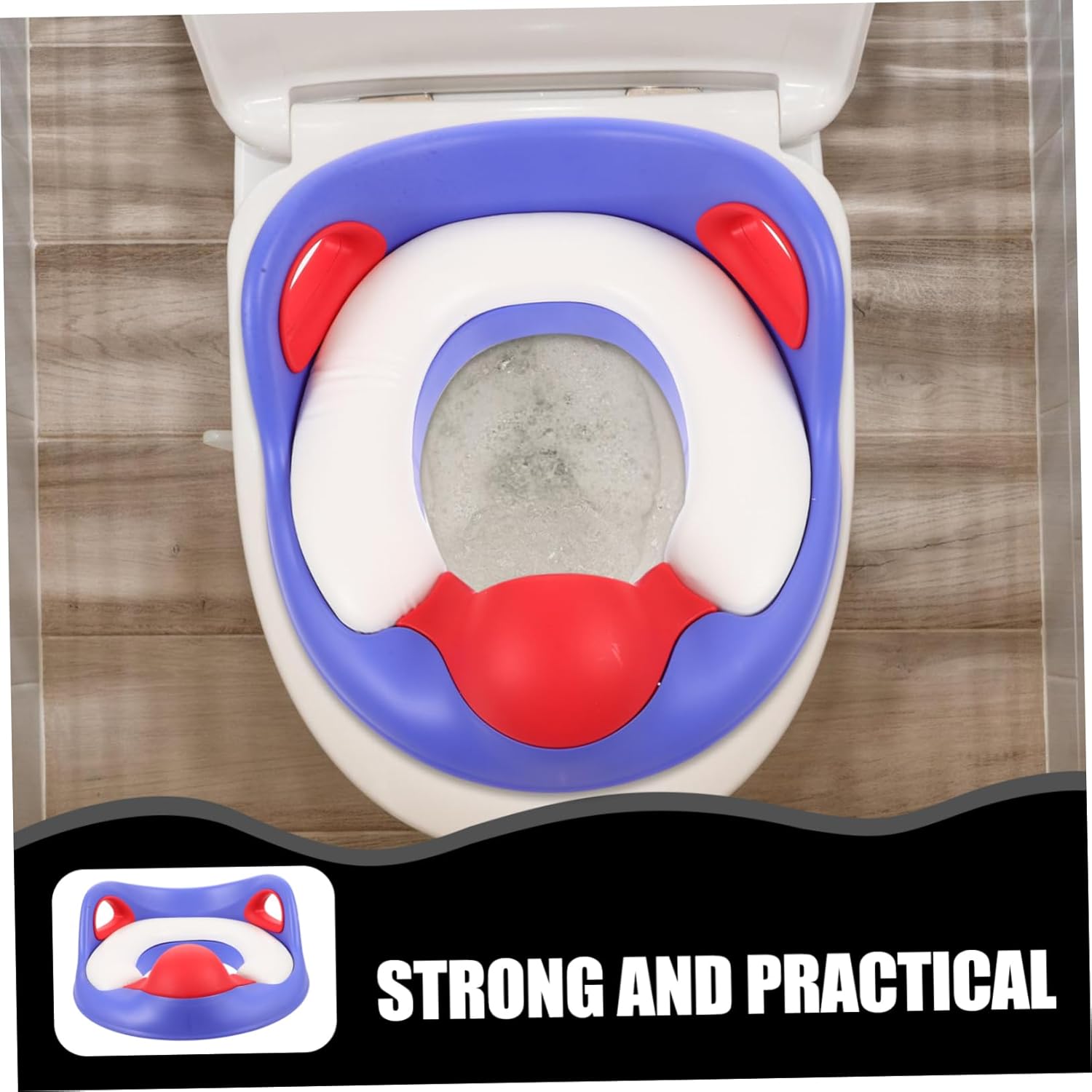 Potty Training Seat Durable PVC Toilet Ring with Ergonomic Design for Safety and Comfort Easy to Clean for Potty Training Boys