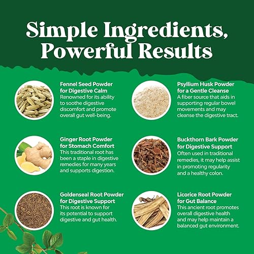 Miniatura 4 de Herbal Colon Cleanse para mujeres y hombres  15 días de limpieza intestinal desintoxicante para mujeres y hombres con hoja de sena sagrada y cáscara