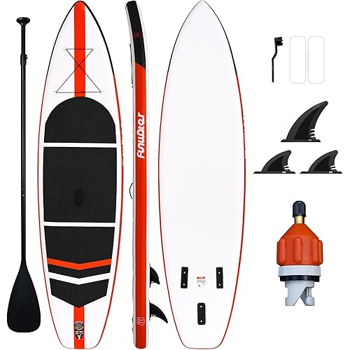FunWater Stand Up Paddle Board Ultra-Light Inflatable Paddleboard with SUP Accessories for Adults & Youth of All Skill Levels