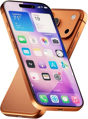 Dummy Fake Phone Model Compatible with Phone 17 Pro Orange Display