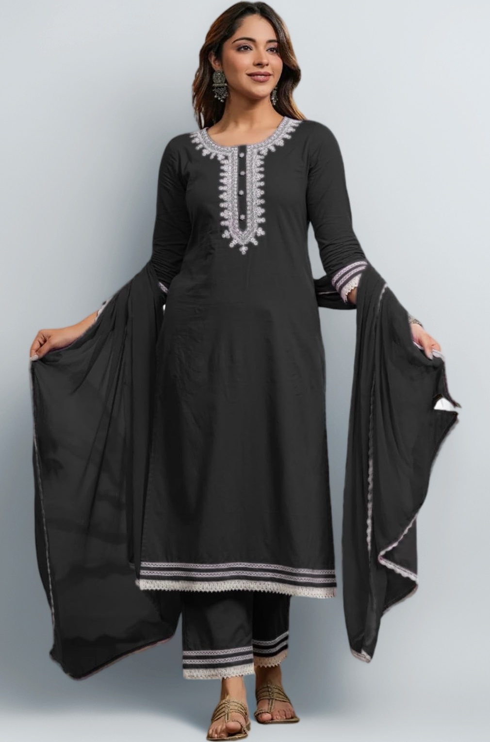 FABNEX kurta set for women | women embroidered kurta set | Women Kurta Sets Kurtis | Women Kurta Pant Set (K-97-98)