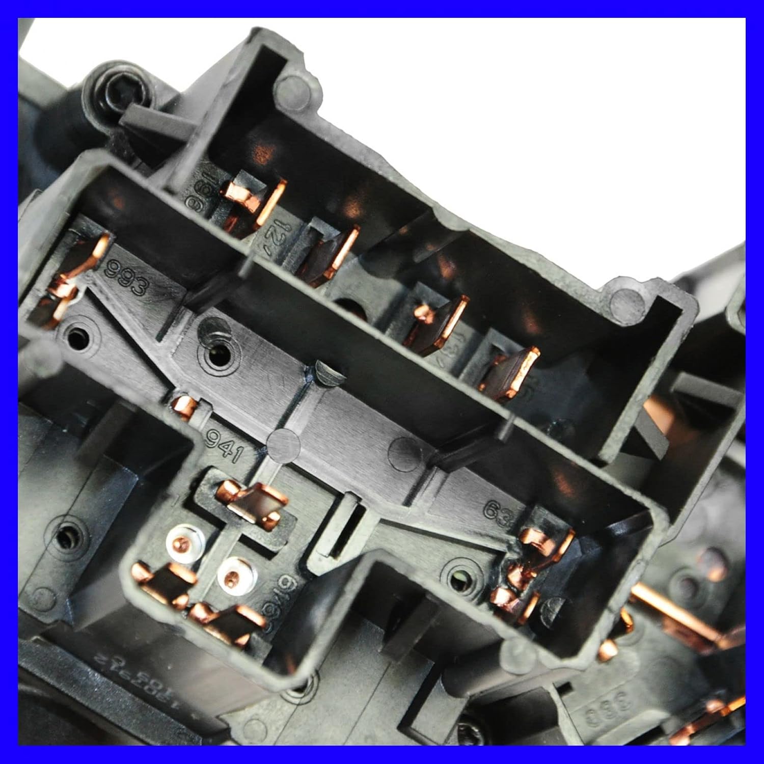 TRQ Turn Signal Windshield Wiper Combination Switch Lever Arm Compatible with 90-93 Ford Mustang