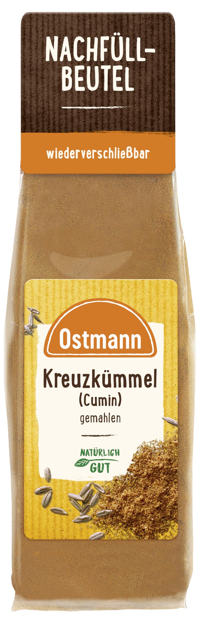 Ostmann Gewürze Kreuzkümmel gemahlen, 1er Pack (1 x 50 g)