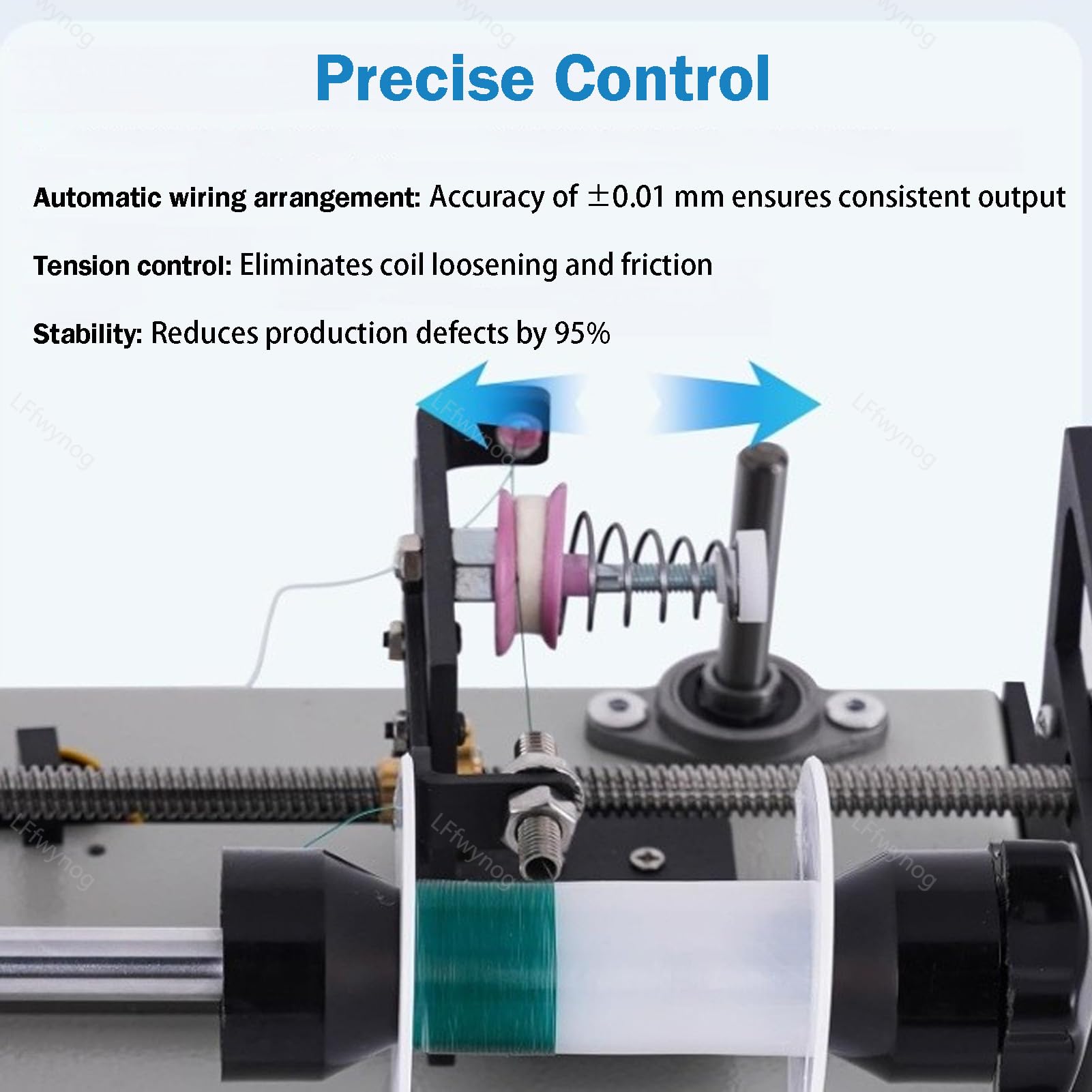 Avvolgitrice elettrica con funzione di memoria per motore, pickup per chitarra e bobine di amplificatori a tubo, avvolgitore automatico a spirale