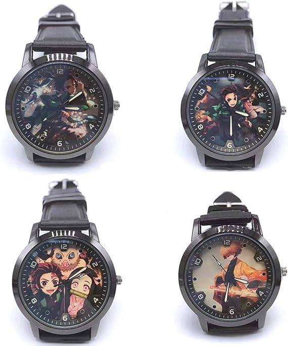 Amazon 鬼滅の刃 腕時計 シリカゲル ウォッチ シリカゲル 格好良い クラシックウオッチ 耐衝撃 軽量 ファッション ダイヤモンド文字盤 男性女性用 バレンタイン プレゼント用 竈門 炭治郎 竈門 禰豆子 嘴平伊之助 我妻 善逸 冨岡 義勇 鬼滅の刃 グッズ A 腕時計