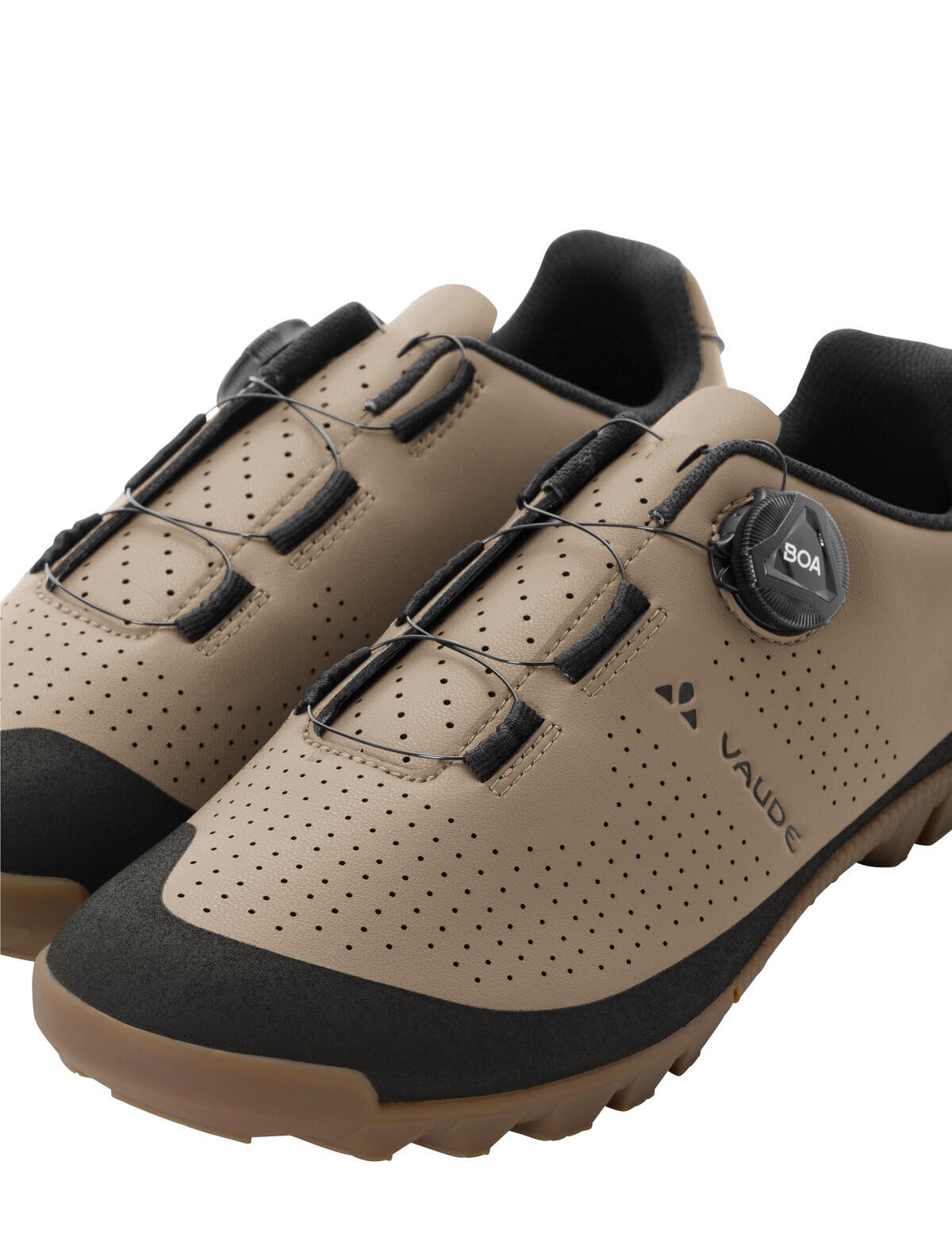 VAUDE Gravel Fahrradschuh mit stufenlosem BOA-Verschluss für einfaches Handling, breitere Leisten für mehr Komfort und atmungsaktives Futter aus recyceltem PET