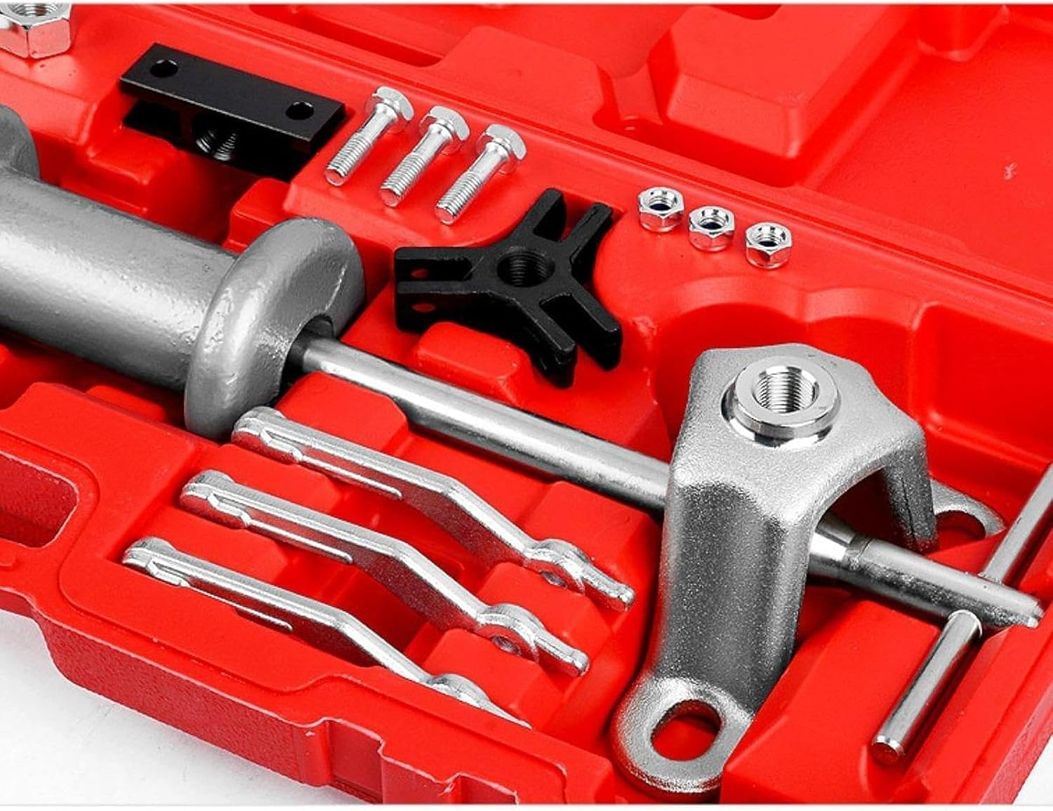 ホイールベアリングリムーバー 2/3ジョー インナー/アウタースライドハンマー 多目的デントハブギアプーラーエクストラクターセット