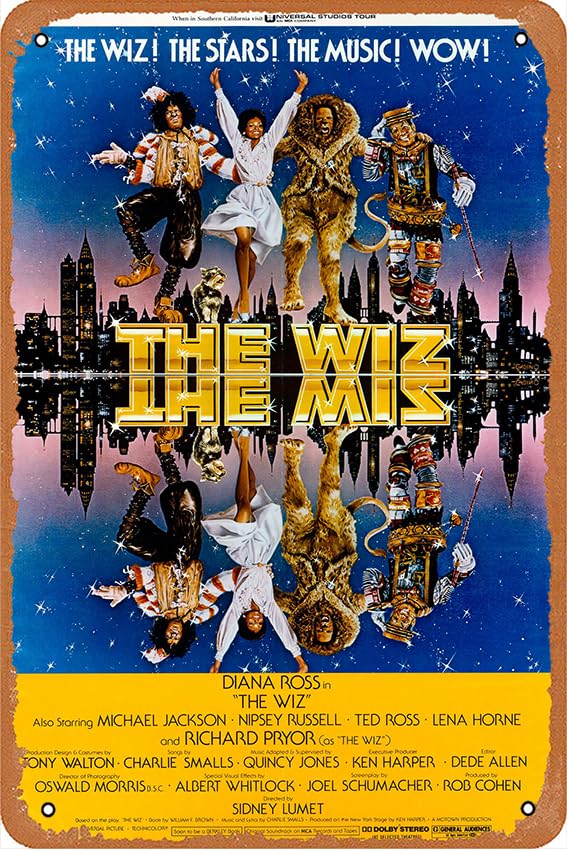 Amazon.com: The Wiz (1978) Poster Metal Tin Sign Retro Vintage