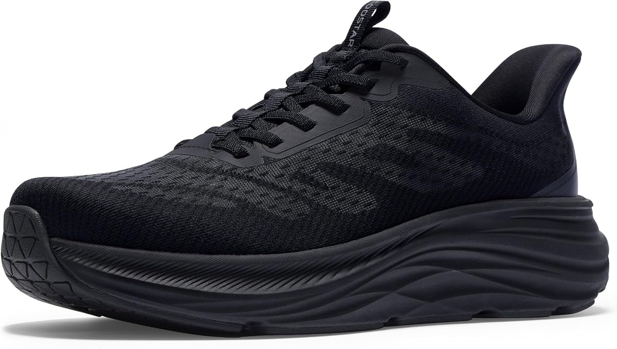 Coostar Mens Slip On Walking Shoes Cushioning Running Tennis Sneakers