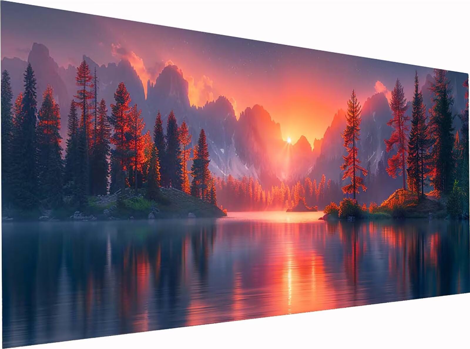 Tramonto Diamond Painting Grandi Dimensioni 80x160cm, Diamond Painting 7-41
