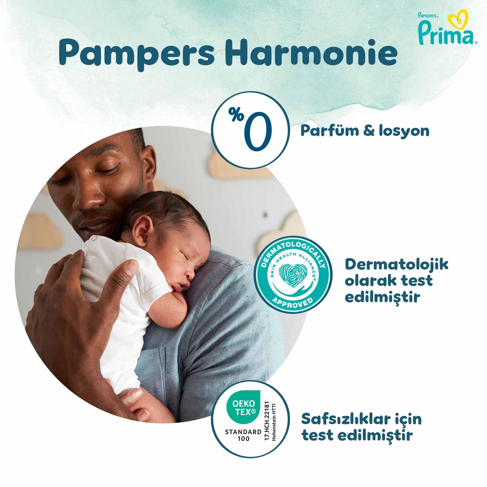 Pampers Prima Harmonie Bebek Bezi İkiz Paket 4 Beden 28 Adet