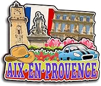 Vista 29 de Imán de nevera de Marsella Francia Colección de Madera 3D Madera Hecho a Mano Viajes Ciudad Recuerdos Refrigerador Imán Decoración del Hogar Regalo