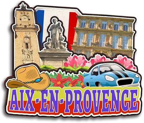 Miniatura 29 de Imán de nevera de Marsella Francia Colección de Madera 3D Madera Hecho a Mano Viajes Ciudad Recuerdos Refrigerador Imán Decoración del Hogar Regalo