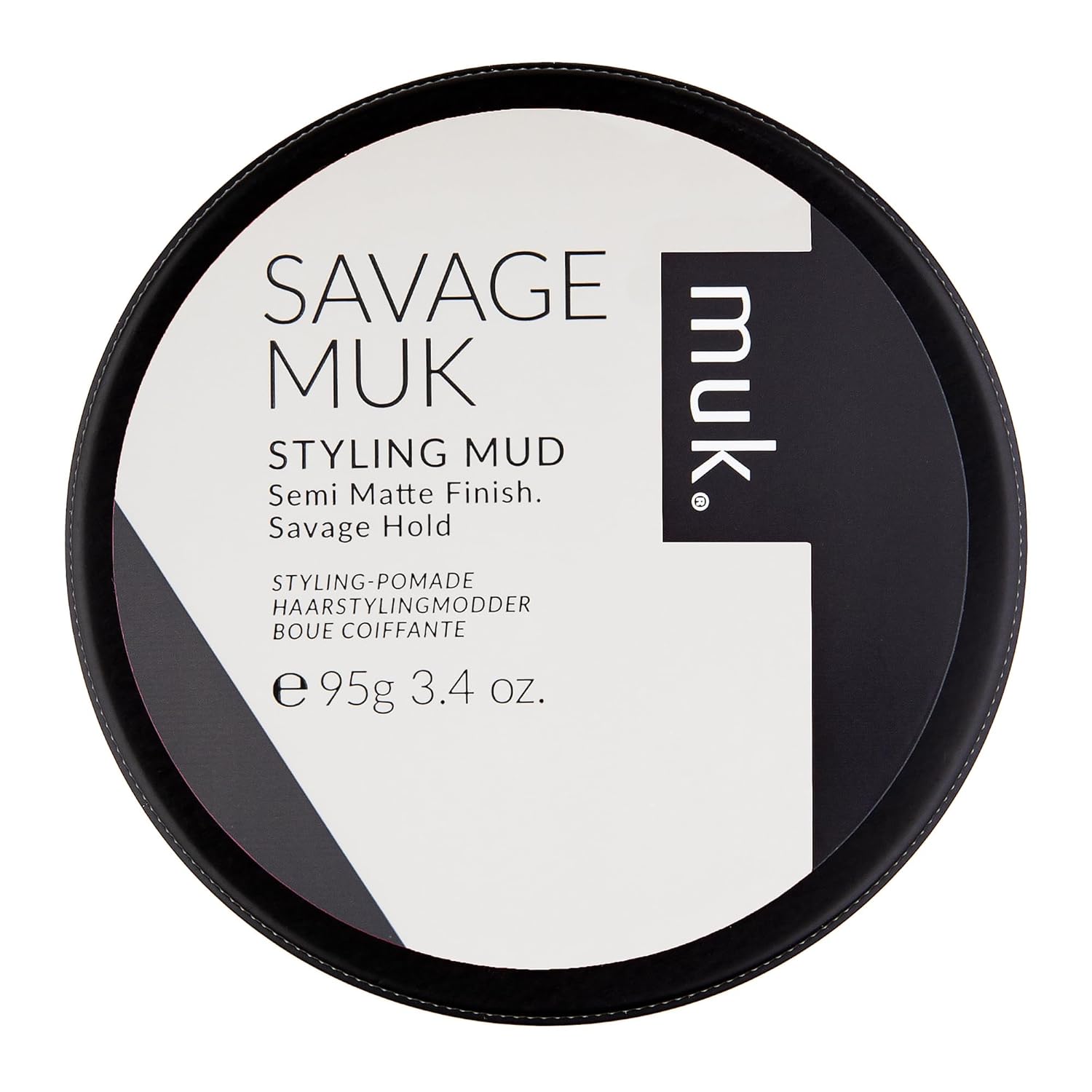 MUK. Haircare Filthy Gritty Finish Styling Paste, Hair Product, Hair Paste For Men, Firm Hold, Gritty Finish, Medium Shine - 3.4oz
