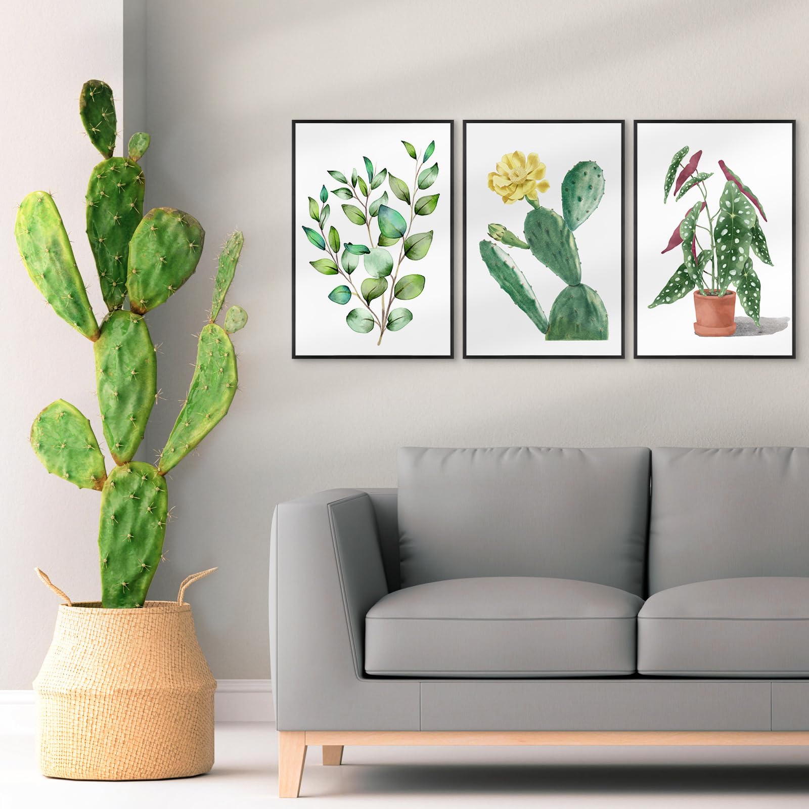 Golden State Art, Metall-Bilderrahmen mit elfenbeinfarbener Matte, passend für 30,5 x 45,7 cm große Bilder oder 40,6 x 61 cm, Aluminiumrahmen mit Echtglas, 40,6 x 61 cm, Galerie-Wandrahmen-Set