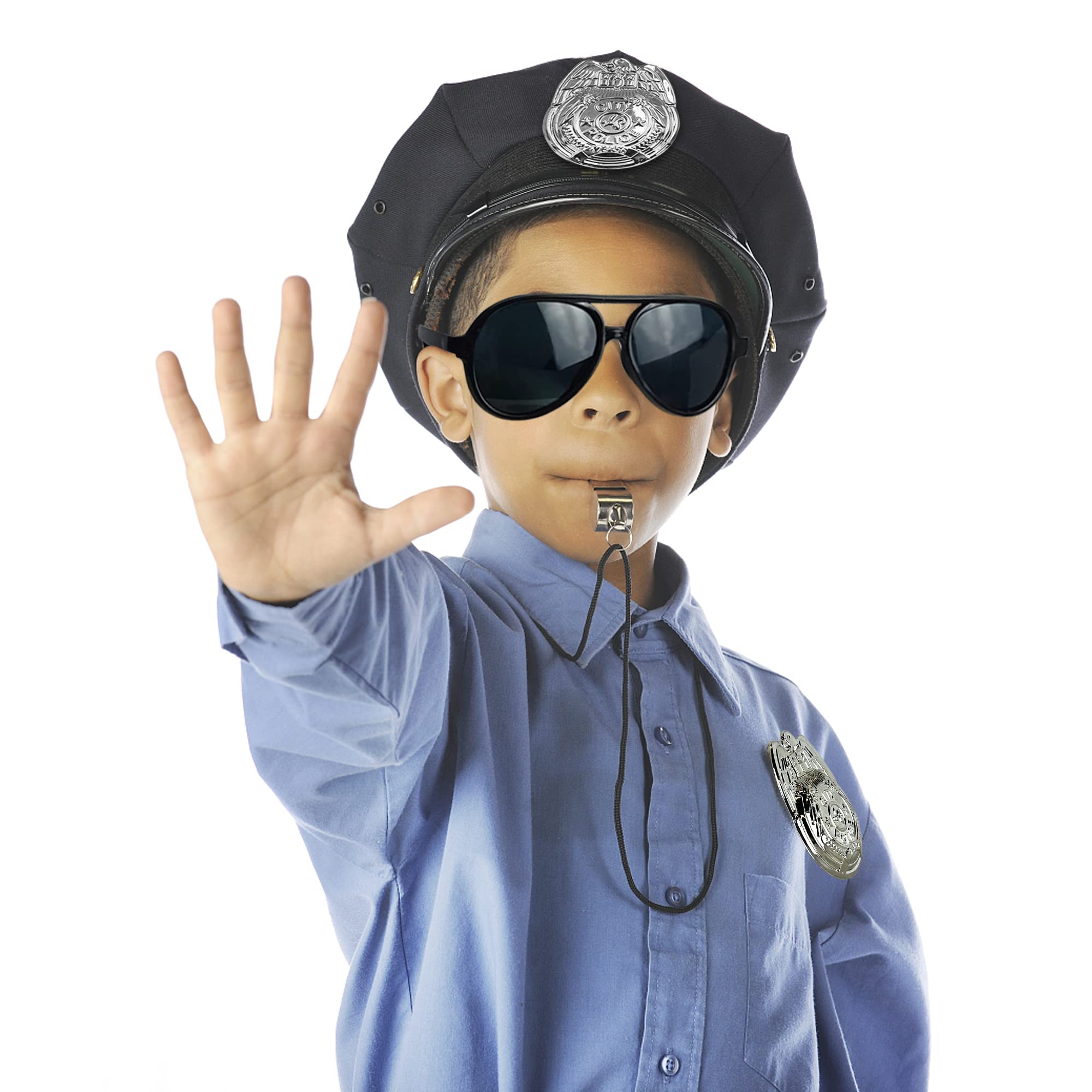 BBG Juego De Accesorios De Disfraz De Policía SWAT Unisex De Talla única, Ideal Para