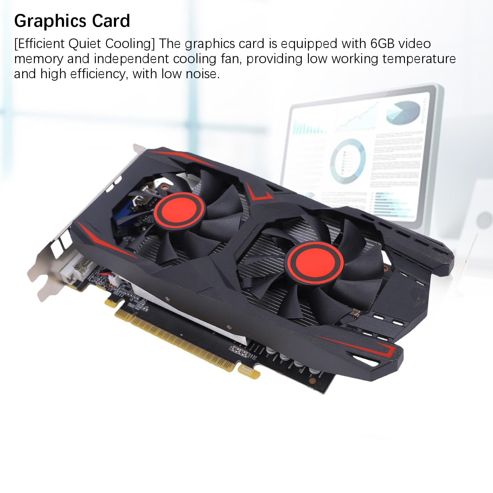 Gugxiom Scheda Grafica GPU, Scheda Grafica a Doppia Venta