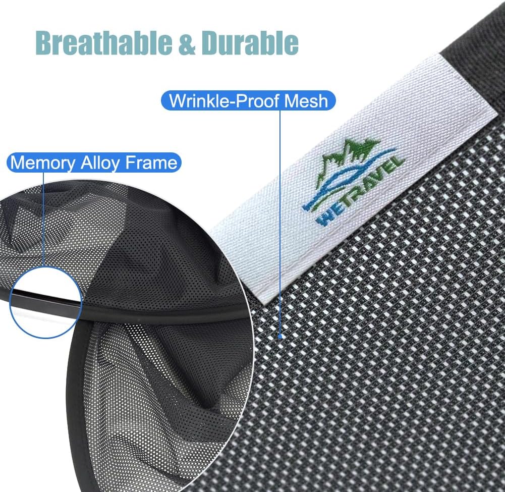 Breathable Mesh Sunshade for Tesla Model Y Juniper/Launch, Thin Lightweight Glass Roof Sunshade, UV Blocking & Ventilation, Easy Clip Install, Foldable with Storage Bag