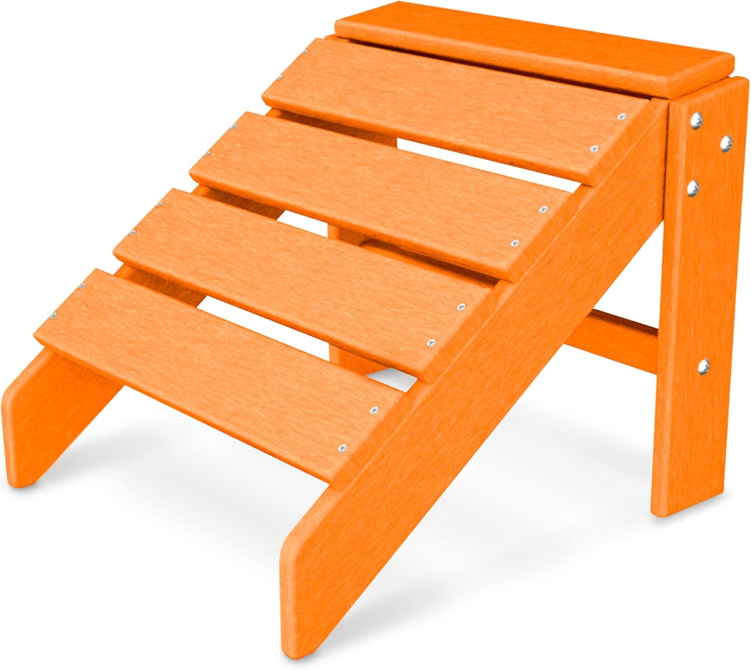 POLYWOOD SBO20SR South Beach Ottoman, Sunset Red