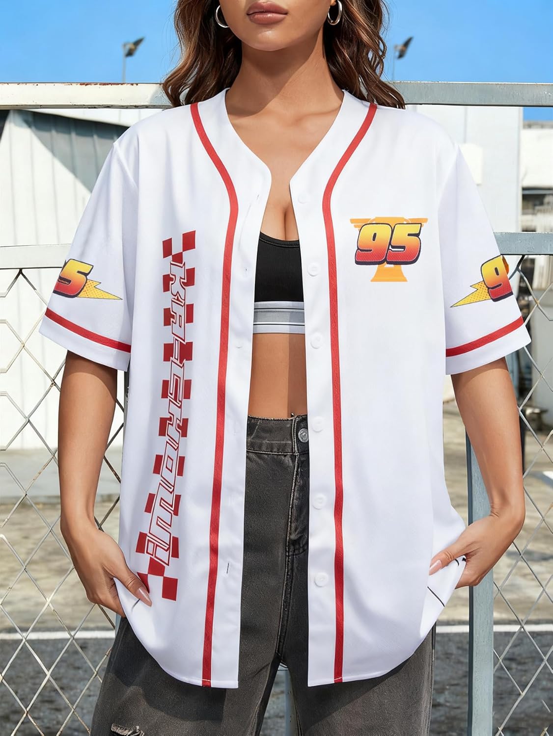 Magic Kingdom Shirt Women Princess Baseball Jersey Magical Castle Graphic Tees Family Vacation Trip Short Sleeve Tops - Image 6