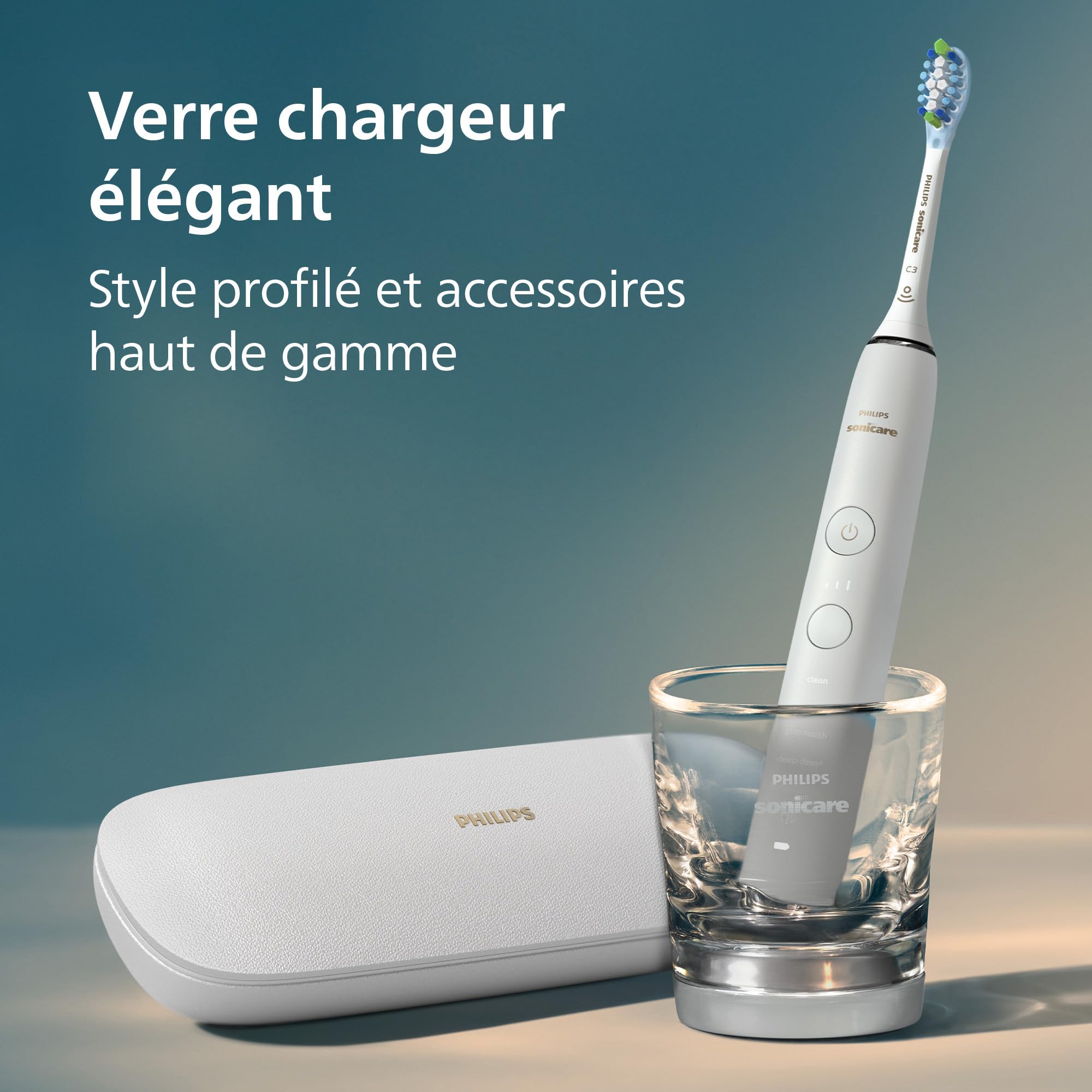 Philips Toothbrush HX9914 57 Sonicare DiamondClean 9000 2nd handle black Schwarz and white (HX9914/57)