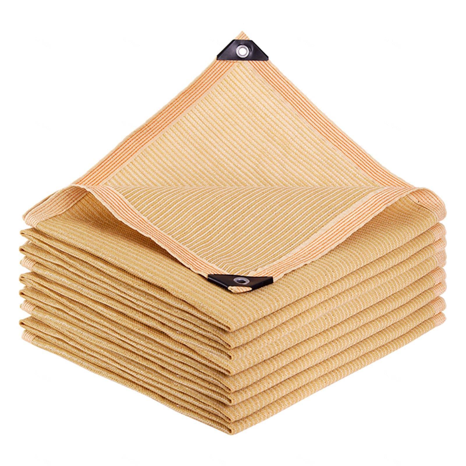Tela de sombra 90% resistente a rayos UV toldo beige Jolan contra el calor del patio