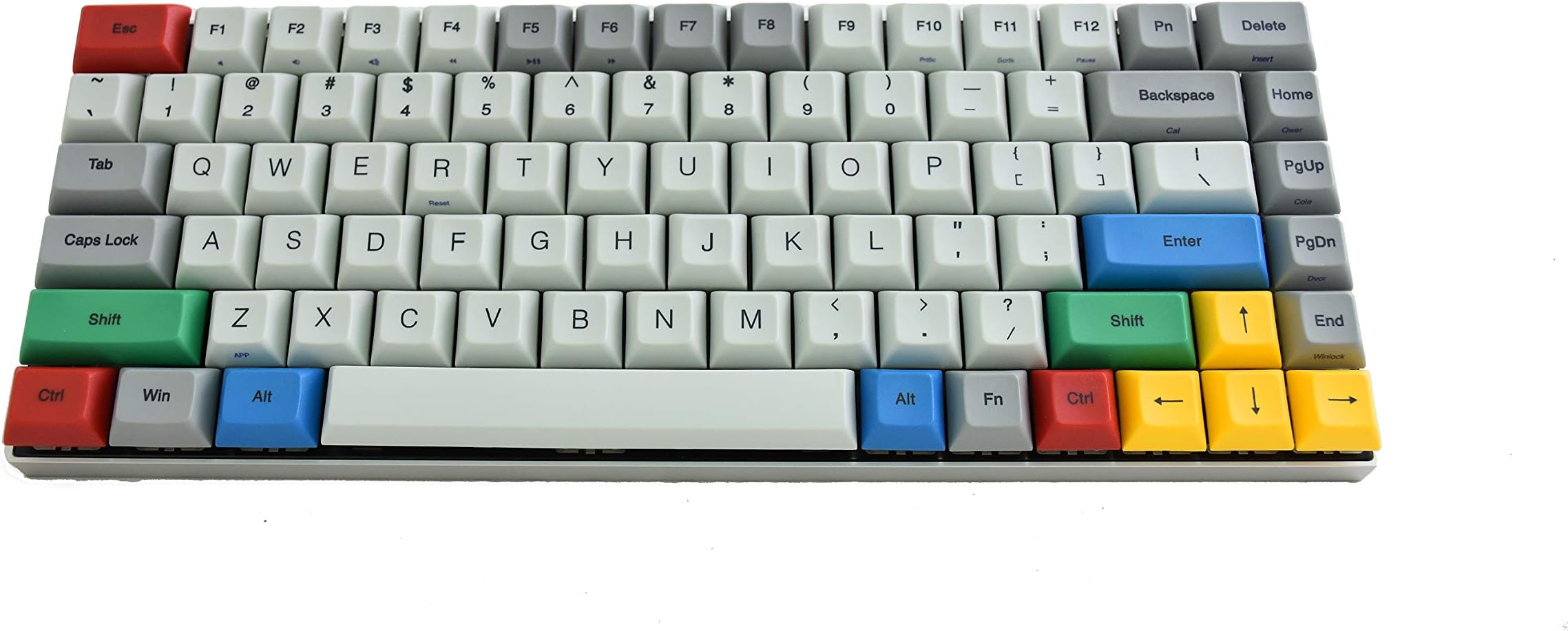 Vortexgear 75% - Grey CNC Case - PBT DSA Keycaps - Cherry Mx [CNC Aluminium Casing] (Mx Silent Red)